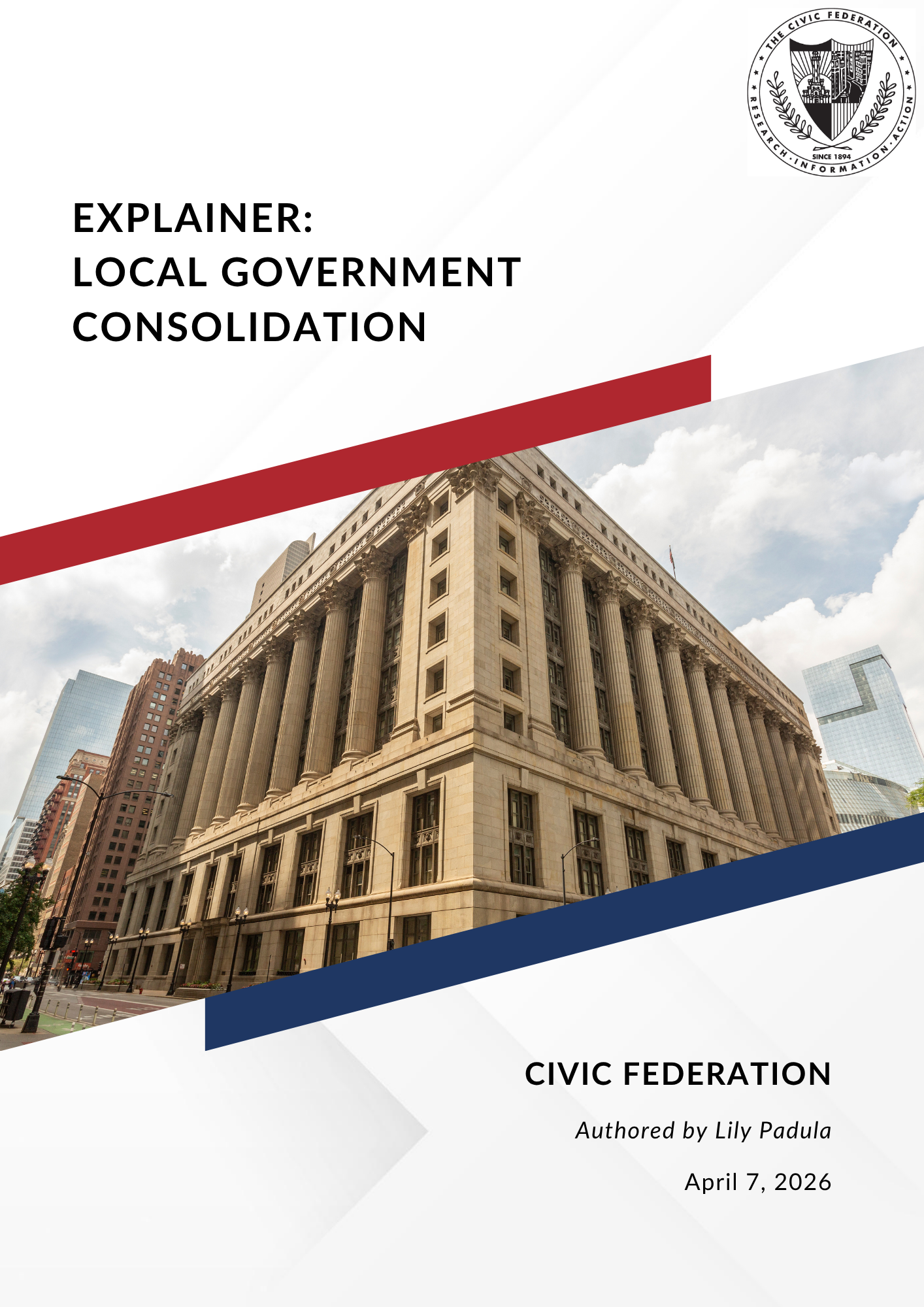 Explainer Local Government Consolidation Cover page
