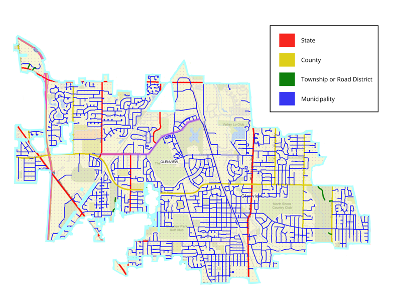 A map of a city